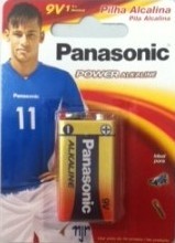 Bateria Panasonic  Alcalina 9V
