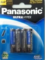 Pilha Panasonic AAA SM Ultra Hyper